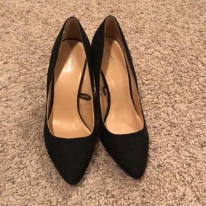Express Suede block heels